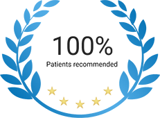 100% patients recommended clinic